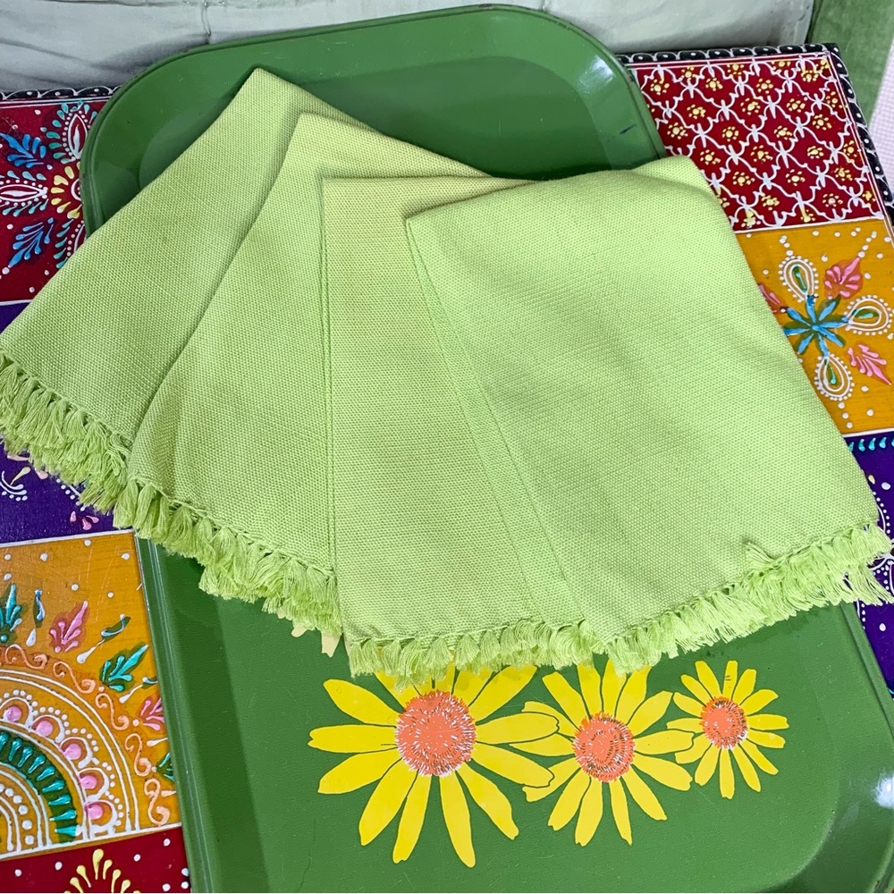 70s Lime Green Napkins
